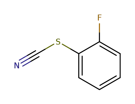 Molecular Structure of 2605-31-4 (Thiocyanic acid, 2-fluorophenyl ester)