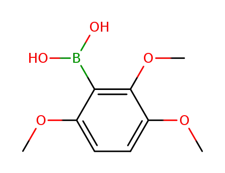 Molecular Structure of 380430-67-1 ((2,3,6-TRIMETHOXY)BENZENEBORONIC ACID)