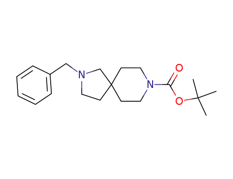 Molecular Structure of 236406-40-9 (2-BENZYL-2,8-DIAZA-SPIRO[4.5]DECANE-8-CARBOXYLIC ACID TERT-BUTYL ESTER)