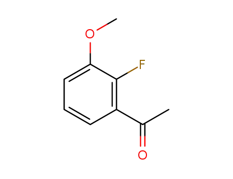 Molecular Structure of 208777-19-9 (Ethanone, 1-(2-fluoro-3-methoxyphenyl)- (9CI))