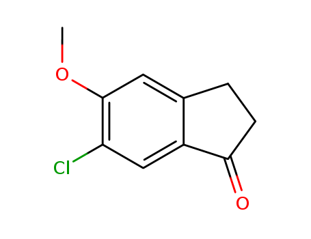 1H-Inden-1-one, 6-chloro-2,3-dihydro-5-methoxy-