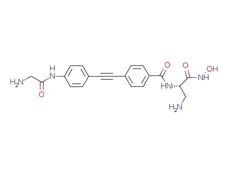 N-(4-{2-[4-(N-{1-(N-hydroxycarbamoyl)(1S)-2-[(tert-butoxy)carbonylamino]ethyl}carbamoyl)phenyl]ethynyl}phenyl)-2-[(tert-butoxy)carbonylamino]acetamide