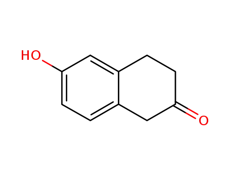 Molecular Structure of 52727-28-3 (6-Hydroxyl-2-tetralone)