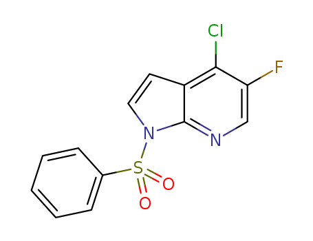 4-Chloro-5-fluoro-1-(phenylsulfonyl)-1h-pyrrolo-[2,3-b]pyridine