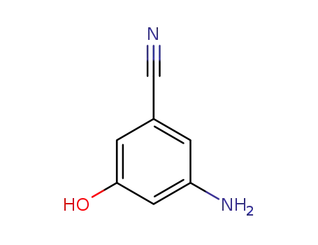 Molecular Structure of 1243444-99-6 (3-amino-5-hydroxybenzonitrile)