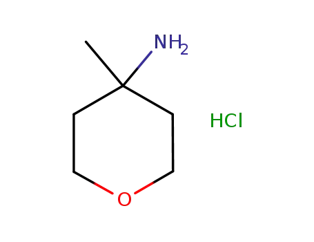 Molecular Structure of 851389-38-3 (4-Methyltetrahydro-2H-pyran-4-amine hydrochloride)