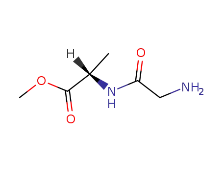 Molecular Structure of 51514-17-1 (L-Alanine, N-glycyl-, methyl ester)