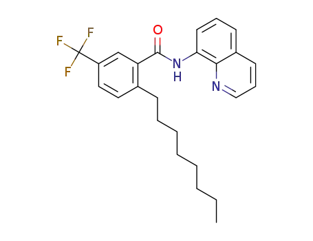 2-n-octyl-N-(quinolin-8-yl)-5-(trifluoromethyl)benzamide