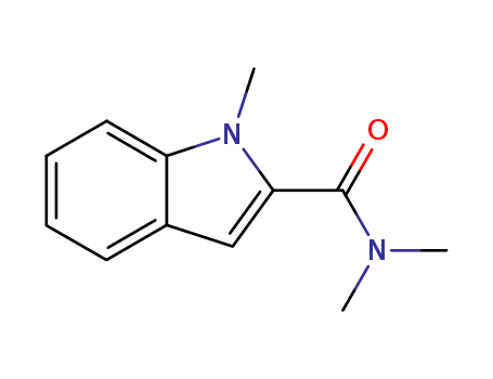 Molecular Structure of 41979-55-9 (N,N,1-trimethyl-1H-indole-2-carboxamide)