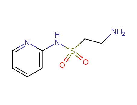 Molecular Structure of 31644-48-1 (2-amino-N-pyridin-2-ylethanesulfonamide)