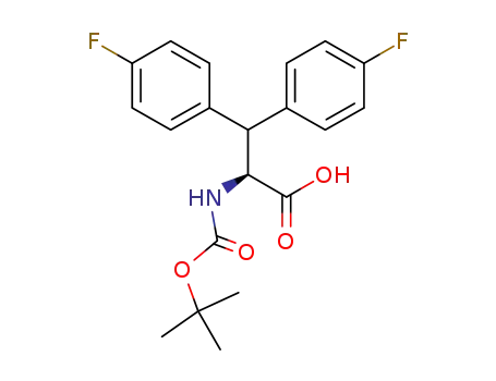 (S)-2-((tert-butoxycarbonyl)amino)-3,3-bis(4-fluorophenyl)propanoic acid