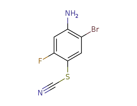 2-브로모-5-플루오로-4-티오시아나토아닐린