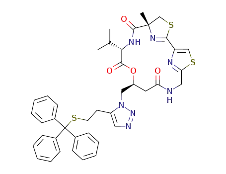 C<sub>41</sub>H<sub>43</sub>N<sub>7</sub>O<sub>4</sub>S<sub>3</sub>