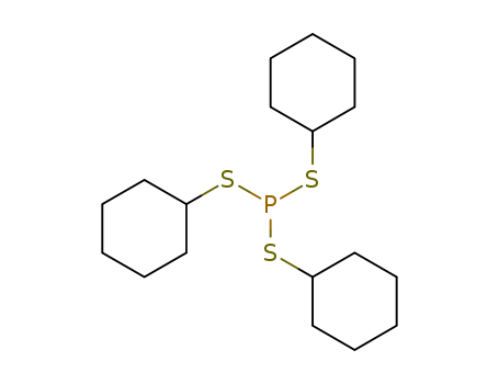 Phosphorotrithiousacid, tricyclohexyl ester