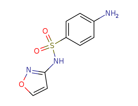 Sodium 4-amino-N-3-isoxazolyl sulphanilamidate