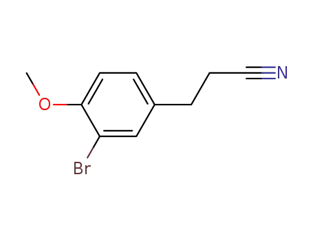 벤젠프로판니트릴, 3-broMo-4-메톡시-