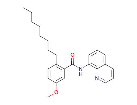 5-methoxy-2-n-octyl-N-(quinolin-8-yl)benzamide