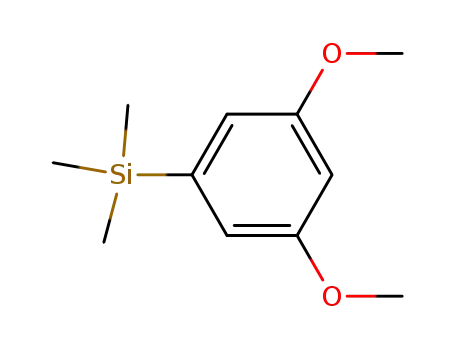 Molecular Structure of 17988-28-2 (Silane, (3,5-dimethoxyphenyl)trimethyl-)
