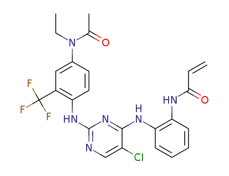 N-(2-(5-chloro-2-(4-(N-ethylacetamido)-2-(trifluoromethyl)phenylamino) pyrimidin-4-ylamino)phenyl)acrylamide