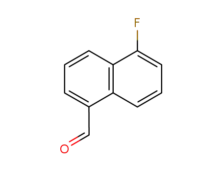 Molecular Structure of 110931-86-7 (5-Fluoro-1-naphthaldehyde)