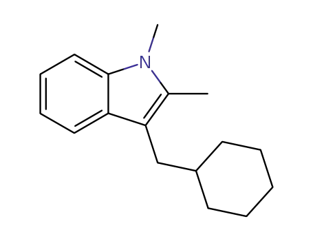 1H-Indole, 3-(cyclohexylmethyl)-1,2-dimethyl-