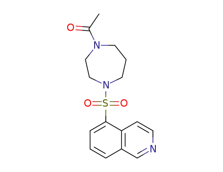 1-(4-((1-cyclohexylisoquinolin-5-yl)sulfonyl)-1,4-diazepan-1-yl)ethan-1-one