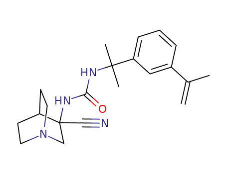1-(3-cyanoquinuclidin-3-yl)-3-(2-(3-(prop-1-en-2-yl)phenyl)propan-2-yl)urea
