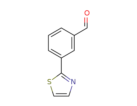 Molecular Structure of 885465-97-4 (3-(1,3-THIAZOL-2-YL)BENZALDEHYDE)