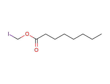 Molecular Structure of 111013-41-3 (Octanoic acid, iodomethyl ester)