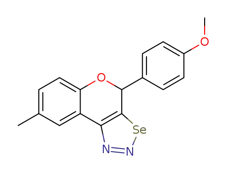 4-(4-methoxyphenyl)-8-methyl-4H-benzopyran[4,3-d][1,2,3]selenadiazole