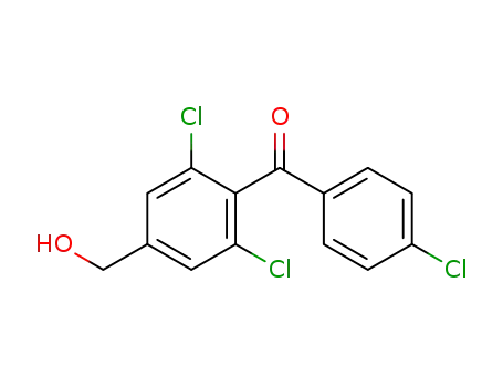 (4-chlorophenyl)(2,6-dichloro-4-(hydroxymethyl)phenyl)methanone