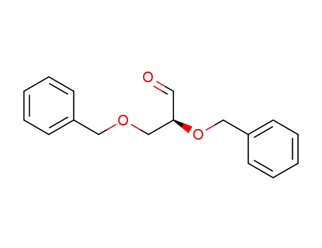 Molecular Structure of 102728-48-3 (Propanal, 2,3-bis(phenylmethoxy)-, (S)-)