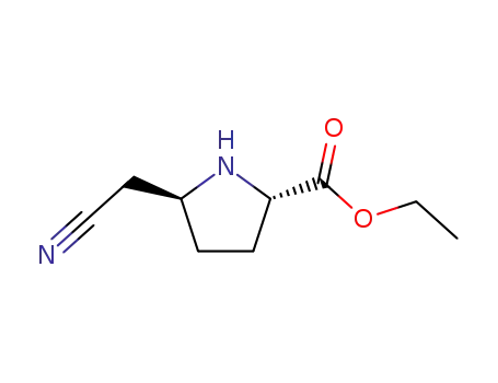 L-프롤린, 5-(시아노메틸)-, 에틸 에스테르, 트랜스-(9CI)