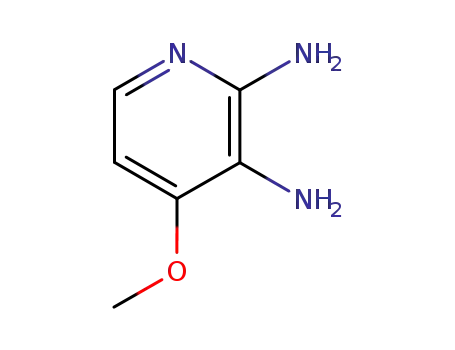 Molecular Structure of 127356-16-5 (2,3-Pyridinediamine,4-methoxy-(9CI))