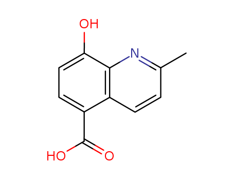 5-Quinolinecarboxylic acid, 8-hydroxy-2-methyl-