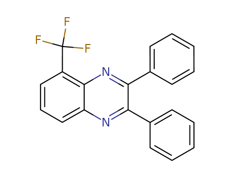 Quinoxaline,2,3-diphenyl-5-(trifluoromethyl)- cas  389-61-7