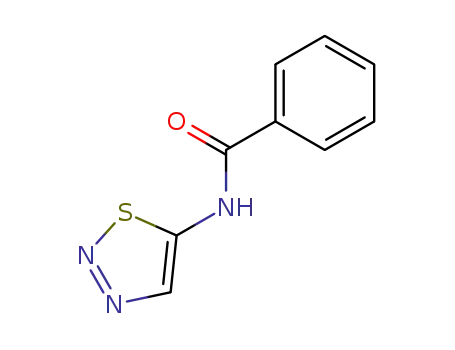 Molecular Structure of 2039-11-4 (N-(1,2,3-thiadiazol-5-yl)benzamide)