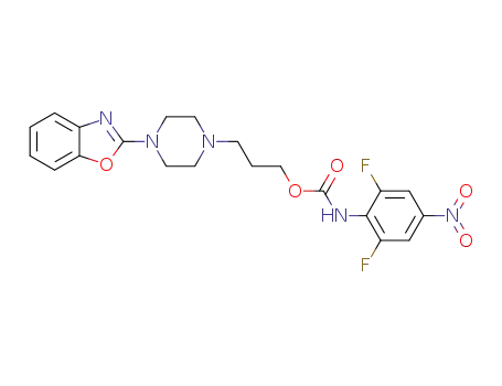 3-[4-(1,3-benzoxazol-2-yl)piperazin-1-yl]propyl-N-(2,6-difluoro-4-nitrophenyl)carbamate