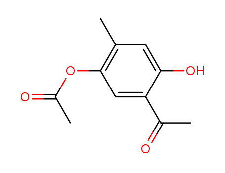 5-acetyl-4-hydroxy-2-methylphenyl acetate