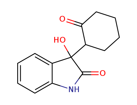 2H-Indol-2-one,1,3-dihydro-3-hydroxy-3-(2-oxocyclohexyl)- cas  76325-79-6