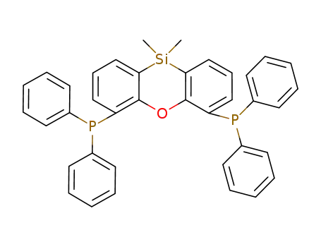 Molecular Structure of 166330-11-6 (Phosphine,1,1'-(10,10-dimethyl-10H-phenoxasilin-4,6-diyl)bis[1,1-diphenyl-)