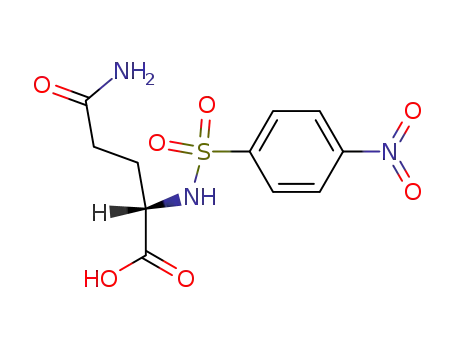 (2S)-5-amino-5-oxo-2-[(nitrobenzene-4-ylsulfonyl)amino]pentanoic acid