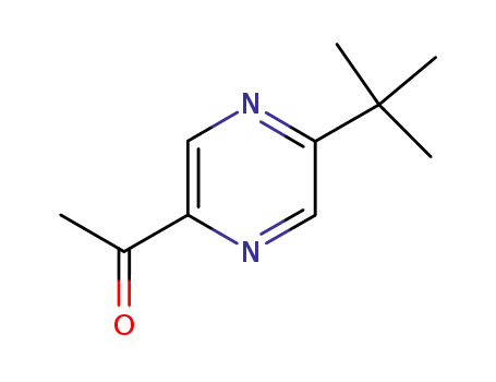 Molecular Structure of 182306-61-2 (Ethanone, 1-[5-(1,1-dimethylethyl)pyrazinyl]-)