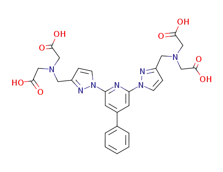 Glycine,
N,N'-[(4-phenyl-2,6-pyridinediyl)bis(1H-pyrazole-1,3-diylmethylene)]bis[
N-(carboxymethyl)-