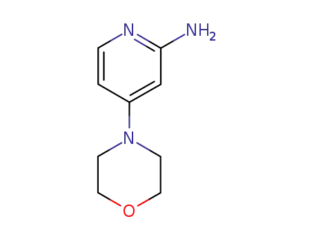 Molecular Structure of 722549-98-6 (4-Morpholin-4-ylpyridin-2-amine)