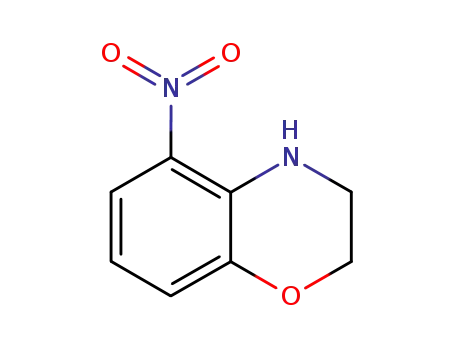 Molecular Structure of 137469-90-0 (5-NITRO-2,3-DIHYDRO-1,4-BENZOXAZINE)