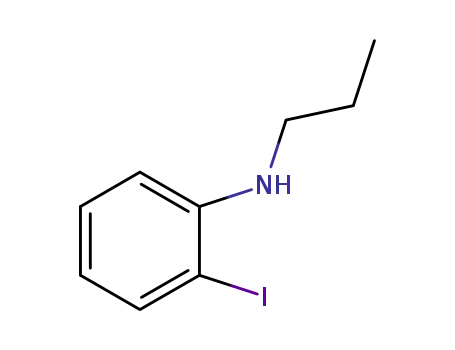 Molecular Structure of 677027-26-8 (Benzenamine, 2-iodo-N-propyl-)