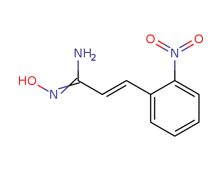 2-Propenimidamide, N-hydroxy-3-(2-nitrophenyl)-, (E)-