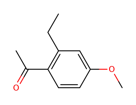 Molecular Structure of 41068-29-5 (Ethanone, 1-(2-ethyl-4-methoxyphenyl)-)