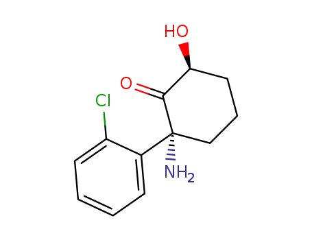 Cyclohexanone,2-amino-2-(2-chlorophenyl)-6-hydroxy-,(2R-cis)-(9Cl)